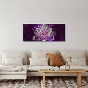 Kép - lótusz (120x50 cm)