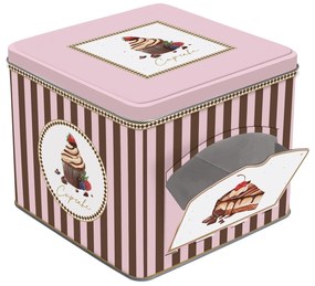 Cukorkás konyhai fém tároló doboz Sweet Moments