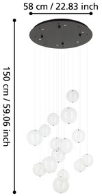 Eglo 390333 - LED Dimmelhető csillár zsinóron ESPARDELLO 6xLED/4,2W/230V 3000K