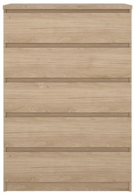 Natúr színű komód tölgyfa dekorral 77x111x50 cm Naia – Tvilum