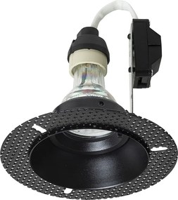 RENDL IPSO R IP65 zápustná černá 230V LED GU10 9W IP65