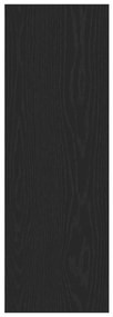 Falra Szerelhető TV Szekrények - 2 db, Fekete Tölgy, 30.5 x 30 x 90 cm, Mérnöki Fából