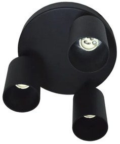 Spotlámpa FARGO 3xGU10/30W/230V fekete