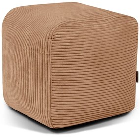 Barna kordbársony babzsákfotel Plus 50 Lounge – SLOWDOWN