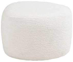 Krémszínű zsenília puff Hilo – House Nordic