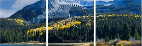 Kép - Lost Lake, Oregon (órával) (90x30 cm)
