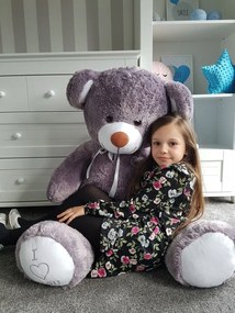 Plüss játék Maci 160 cm grey