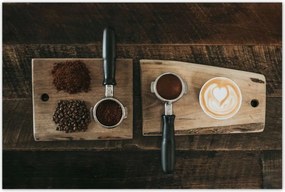 Poszterek 120x80 Kávé ínyenceknek Bronz