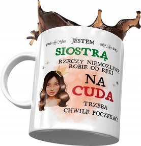 Bögre Nővérnek Kishúgnak Születésnapra Ajándék Nyomtatott Fotóval