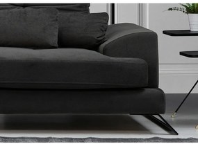 Sötétszürke sarokkanapé (bal oldali) Frido – Balcab Home