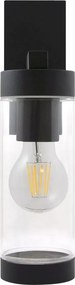POLUX 312334 SPECTRA Modern Kültéri Fali Lámpa Matt Fekete E27 IP44