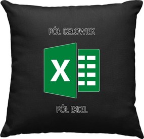 Excel Mem félember párna, fekete