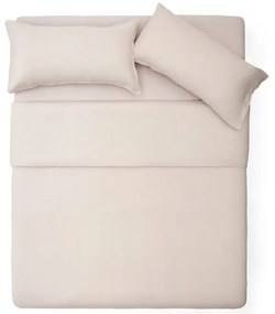 Szürkésbézs kétszemélyes hosszabbított lenkeverék ágyneműhuzat 260x240 cm Simmel – Kave Home