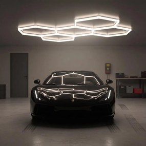 LED mennyezeti lámpatest HEXLINE LED/216W/230V 4000K 208x300 cm fehér