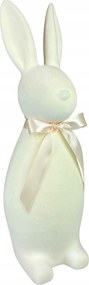 Húsvéti nyuszi figura dekoráció krém dekoráció 30 cm