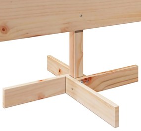 vidaXL tömör fenyő karácsonyfa dekorációnak 150 cm