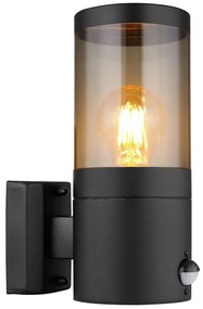 Globo 32014BSS-Kültéri fali lámpa érzékelővel XELOO 1xE27/60W/230V IP44
