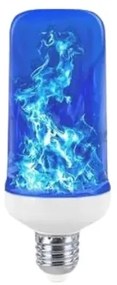 LED izzó HYO-2, 5W - lángokat imitáló - blue