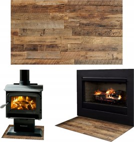 Kandalló Alatti Üveg Edzett Üveg Állvány Méret 70x52cm Parketta Grafika