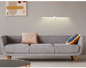 Globo 41922C Fali lámpa krómozott fém, krómozott alumínium, fehér műanyag, billenőkapcsoló elem, SZxM:615x37mm, Mélység: 110mm, LED 12W 230V, 1330lm forrás, 780lm kimenet, 4000K
