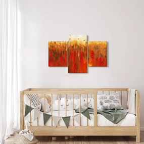 Kép - Festett absztrakció (90x60 cm)