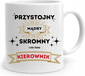 Ajándék Bögre A Vezetőnek Jóképű És Szerény, fényképes nyomtatással