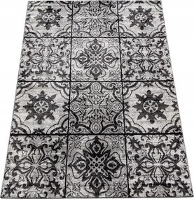 Patchwork szőnyeg szürke szuper minőség 160x220