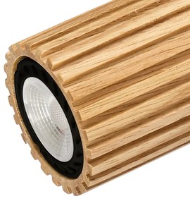 Brilagi - MODERN WOOD spotlámpa 4xGU10/8W/230V kaucsukfa/fekete