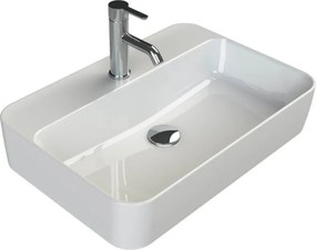 CeraStyle HERA - PULTRA ültethető - Top Counter - porcelán mosdó - 60 x 42 cm