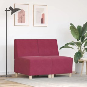 Karfa Nélküli Modularis Kanapé Egység 2 pcs bordó