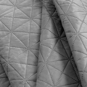 Laila Silver világosszürke ágytakaró, 260 x 240 cm - AmeliaHome