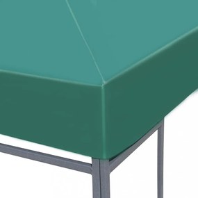 zöld pavilon tetőponyva 310 g/m², 3 x 3 m