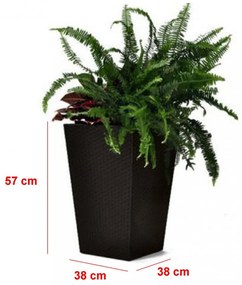 Rattan Planter M virágtartó