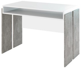 PC asztal Ramea (fehér + kő). 1055241
