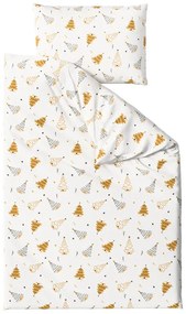 Pamut ágynemű FROST & GOLD fehér Ágyneműhuzat mérete: 70 x 90 cm | 140 x 200 cm