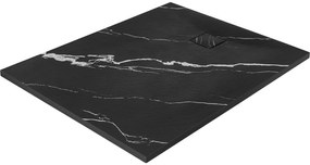 Zuhanytálca Magnum CARRARA BLACK 80x100