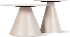 Kerámia asztalszett TENOR fekete márvány/fekete