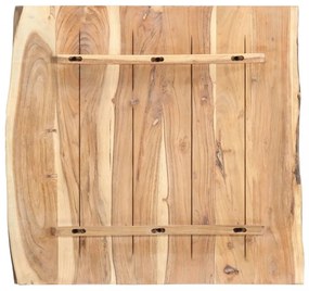 tömör akácfa asztallap 58 x (50-60) x 3,8 cm