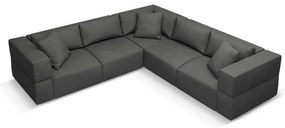 Sötétszürke sarokkanapé (variálható) Esther – Milo Casa