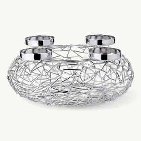 Adventi koszorú Milano (ø 28 cm), rozsdamentes acél - EDZARD