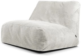 Krémszínű kordbársony babzsákfotel Sofa Tube – SLOWDOWN