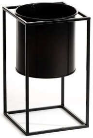 RING virágtartó állvány 40x23 cm fekete