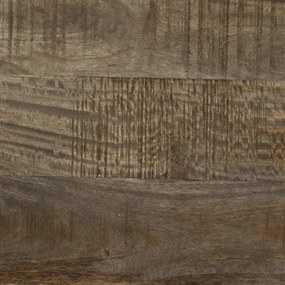 világosszürke tömör mangófa TV-szekrény70x33,5x46 cm