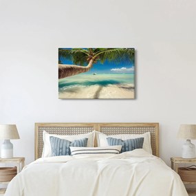 Kép - Tiszta tenger pálmafával (90x60 cm)
