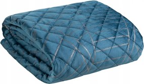 Dekoratív ágytakaró MUSA2 170x210 sötétkék/arany