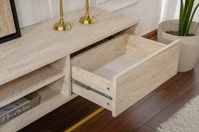 TV szekrény Escape 180 - Arany, Travertine