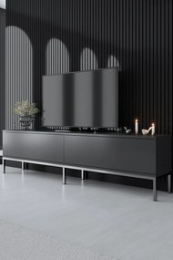 TV szekrény Lord - Anthracite, Silver