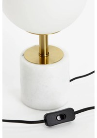 Fehér asztali lámpa (magasság 35 cm) Medina – Light &amp; Living