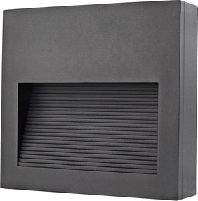 NOVOLUX 289C-L0210B-04 SLIM Modern Kültéri Fali Lámpa Antracit LED IP65