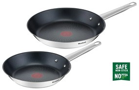 Rozsdamentes acél serpenyő készlet 2 db-os Cook Eat – Tefal